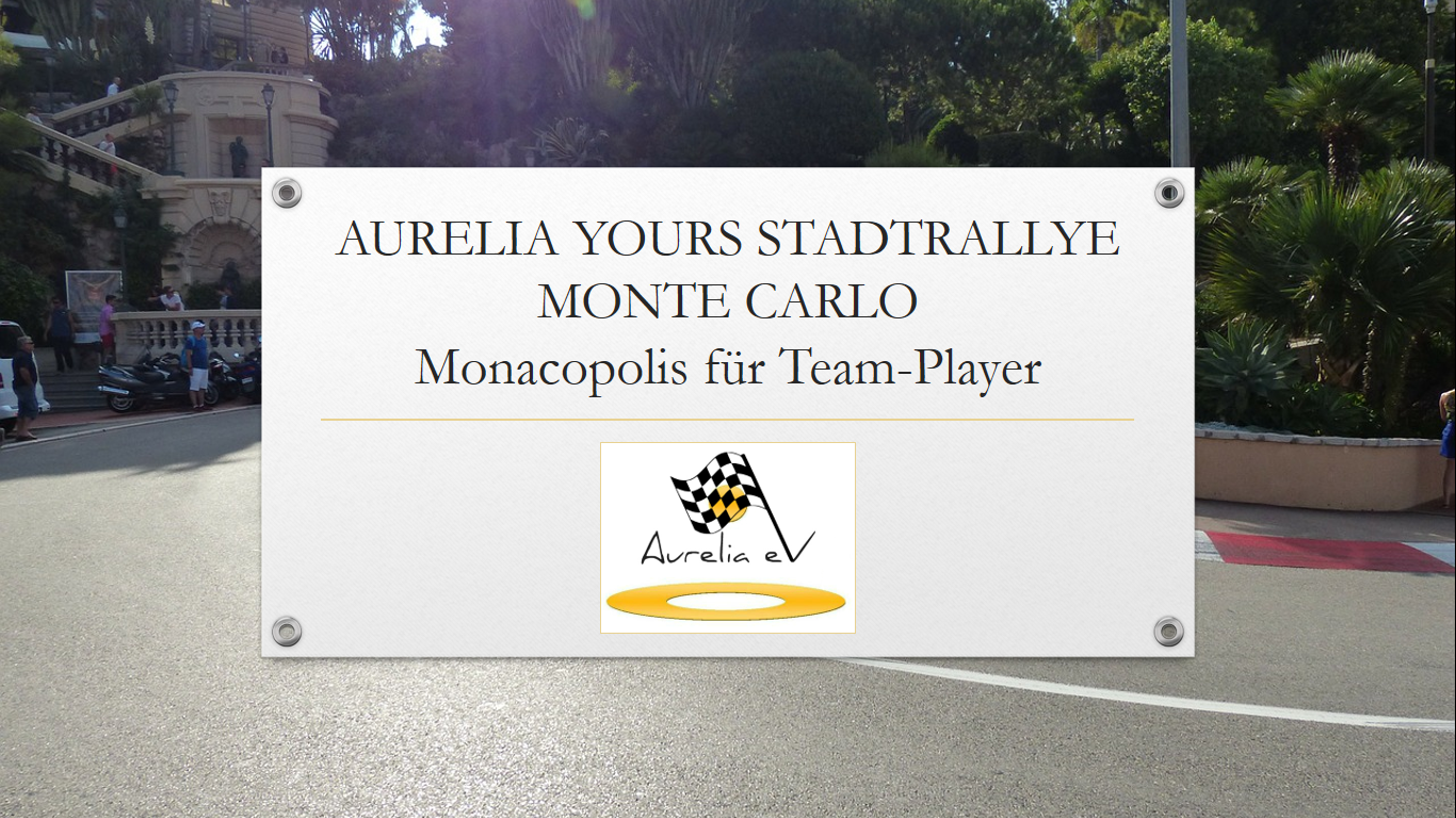 BLUECITY Stadtrallye Monte Carlo
