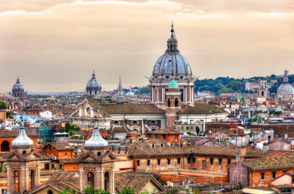 Blick über die Dächer Roms